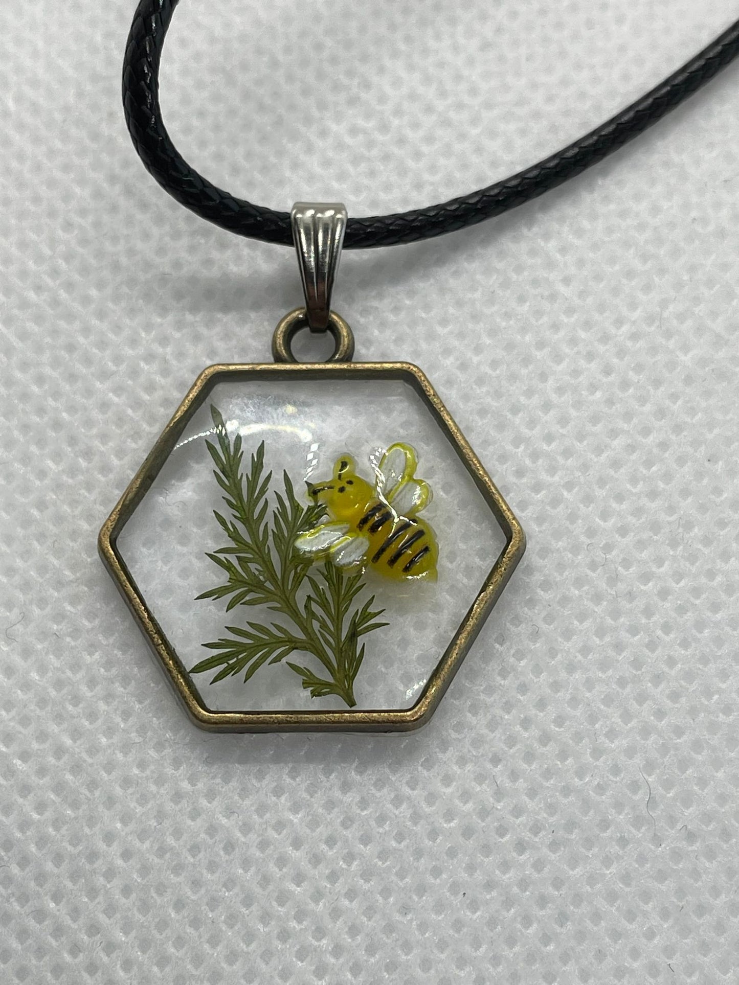 Bee Leaf Necklace